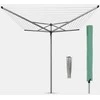 Brabantia Besis. džiov. Topspinner 50 m met. str. - Metallic Pilkas