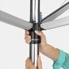 Brabantia Besis. džiov. Topspinner 50 m met. str. - Metallic Pilkas