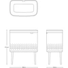 Brabantia Bo skalbinių dėžė, 60 l