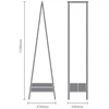 Brabantia Drabužių kabykla Linn, Compact - Juodas