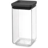 Brabantia Kvadratinis hermetinis indas biriems produktams 1.6 L