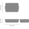 Brabantia Pietų dėžutė Bento, su indeliais, didelė, Make &amp; Take, 2 L