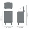 Brabantia Šiukšlių dėžė, Bo Hi, 7 L