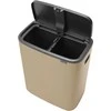 Brabantia Šiukšlių dėžė Bo Touch Bin atidaroma ranka, 2x30 L