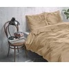 Patalynės komplektas Dirbtinio šilko patalynė Sleeptime Beauty Skin Care smėlinės spalvos 200×220 cm, su 2 pagalvių užvalkalais