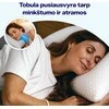 Ergonominė atminties putų pagalvė „NOXNOX® Spacepillow“, 50×70 cm – reguliuojamo aukščio ir minkštumo