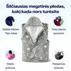 Megztinis pledas NOXNOX® Hoodie Blanket – šiltas džemperis antklodė Stars