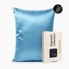 Noxnox Signature Premium šilkinis pagalvės užvalkalas 25 momų – 100% 6A Mulberry šilkas karališka mėlyna spalva