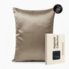 Noxnox Signature Premium šilkinis pagalvės užvalkalas 25 momų – 100% 6A Mulberry šilkas karamelinė spalva