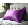 Patalynės komplektas Purple Pillo Šilkinis užvalkalas Violetinė Pillo 23 momų violetinis 60x70