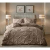 Patalynės komplektas Sleeptime Mikroperkalio patalynė Velvet Pintuck ruda 140x200