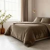Patalynės komplektas Sleeptime Mikroperkalio patalynė Velvet Lining smėlio spalvos 200x220