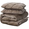 Patalynės komplektas Sleeptime Mikroperkalio patalynė Velvet Pintuck ruda 140x200