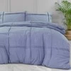 Patalynės komplektas Sleeptime Mikropluošto patalynė Washed Tufted mėlyna 140x200
