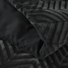 Patalynės komplektas Sleeptime Mikropluošto patalynė Chevron Teddy antracitas 200x220