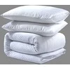 Patalynės komplektas Sleeptime Mikropluošto patalynė Velvet Crossline balta 140x220