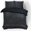 Patalynės komplektas Sleeptime Mikropluošto patalynė Glamour Deco Foil juodos spalvos 200x220