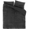 Patalynės komplektas Sleeptime Mikropluošto patalynė Chevron Teddy antracitas 200x220