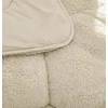 Patalynės komplektas Sleeptime pliušinė antklodė su užvalkalu 2in1 Lazy Teddy – kreminė minkšta, šilta, antialerginė (140x200cm)