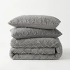 Patalynės komplektas Sleeptime Šerpa ir mikropluošto patalynė Faux Fur šviesiai pilka 200x220