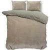 Patalynės komplektas Veliūrinė patalynė Sleeptime Velvet Uni juodos spalvos 200×220 cm, su 2 pagalvių užvalkalais