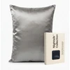 Šilkinis pagalvės užvalkalas NOXNOX® – 100% Mulberry šilkas, Sidabrinis (19 momų)