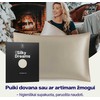 Šilkinis pagalvės užvalkalas NOXNOX® – 100% Mulberry šilkas, Žalias (19 momų)