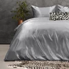 Sleeptime dirbtinio šilko patalynės komplektas Beauty Skin Care – sidabro spalva (200x220)