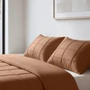 Sleeptime mikropluošto patalynės komplektas „Check Pintuck" – Moka spalvos (140x220)