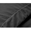 Patalynės komplektas Veliūrinė patalynė Sleeptime Velvet Uni antracito spalvos 200×220 cm, su 2 pagalvių užvalkalais