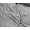 Patalynės komplektas Veliūrinė patalynė Sleeptime Velvet Uni antracito spalvos 200×220 cm, su 2 pagalvių užvalkalais