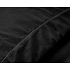Patalynės komplektas Veliūrinė patalynė Sleeptime Velvet Uni juodos spalvos 200×220 cm, su 2 pagalvių užvalkalais