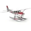 Metal Earth Metalinė 3D dėlionė - Cessna 182 floatplane lėktuvas