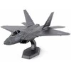 Metal Earth Metalinė 3D dėlionė - Lockheed Martin F-22 Raptor lėktuvas