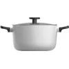 BergHOFF 24 cm puodas - Glints Spirit serija su stikliniu dangčiu ir sveika nepridegančia danga
