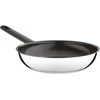 BergHOFF 3 dalių keptuvių rinkinys - nepridegantis Uqonic Downdraft keptuvių rinkinys su universaliu silikoniniu stiklo dangčiu