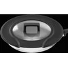 BergHOFF 3 dalių keptuvių rinkinys - nepridegantis Uqonic Downdraft keptuvių rinkinys su universaliu silikoniniu stiklo dangčiu