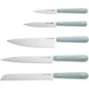BergHOFF 5 dalių peilių rinkinys - Glints Slate pilnas peilių rinkinys su minkštomis rankenomis