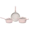Berghoff Balance nepridegančių aliuminio indų rinkinys Rose, 5 vnt.
