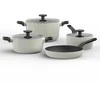 BergHOFF Glints Sage 7 dalių nelipnus puodų rinkinys