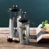 Virdulys BergHOFF prancūziškas kavinukas 0.35 l - nerūdijančio plieno rėmas su karščiui atspariu stiklu kavai ir arbatai