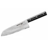 Samura DAMASCUS 67 Universalus virtuvinis peilis Santoku 7,0"/175 mm iš AUS 10 Damasko plieno 61 HRC (67 sluoksniai)