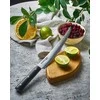 SAMURA Damascus 67 Tranchiermesser 230mm/9. Micarta Griff. Härte 61 HRC