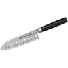 SAMURA MO-V Santokumesser, 138 mm, Hochleistungs-japanischer Nerūdijantis plienas, rasiermesserscharfe Kante, ergonomischer Griff