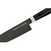 Samura MO-V Stonewash Profi Chefmesser ultra-scharf, groß, aus japanisch AUS 8 Nerūdijantis plienas, 20 cm Klinge, mit G10 Handgriff aus Carbon, Allzweckmesser, Gemüsemesser