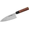 Samura OKINAWA universalus virtuvės peilis Deba 6,7"/170mm iš AUS 8 japoniško plieno 59 HRC