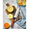 Samura OKINAWA universali virtuvės santoku peilis 6,9 colio / 175 mm, pagamintas iš japoniško plieno (AUS 8), 59 HRC grūdintas