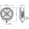 Halogenas SKYLED Crux 9X 9" FULL LED (40W, 11 000 lm, 10–32V)