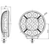 Halogenas SKYLED Jupiter 7x7 (60W, dvigubos pozicijos R112)
