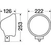 HELLA Rallye 3003 FULL LED žibintas, apvalus 12/24V 1F8 016 797-011